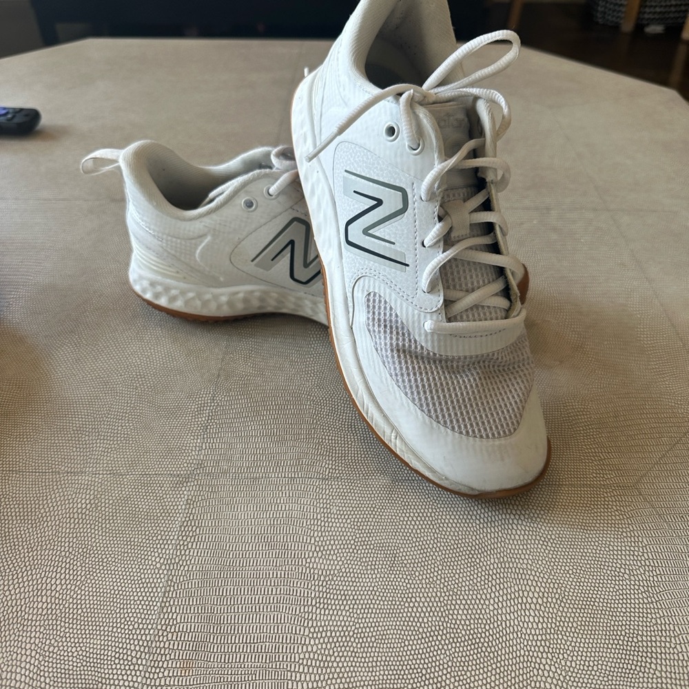 New Balance White Athletic Shoes